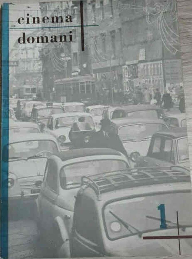 CINEMA DOMANI magazine side cover Issue 1 January/February 1962