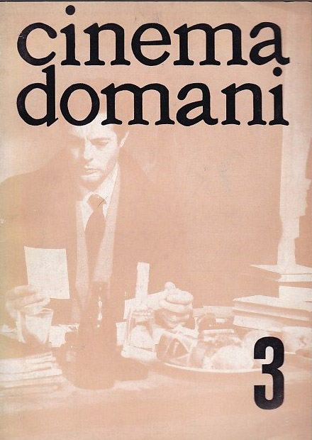 CINEMA DOMANI magazine side cover Issue 3 May/June 1962