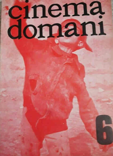 CINEMA DOMANI magazine side cover Issue 6 November/December 1962