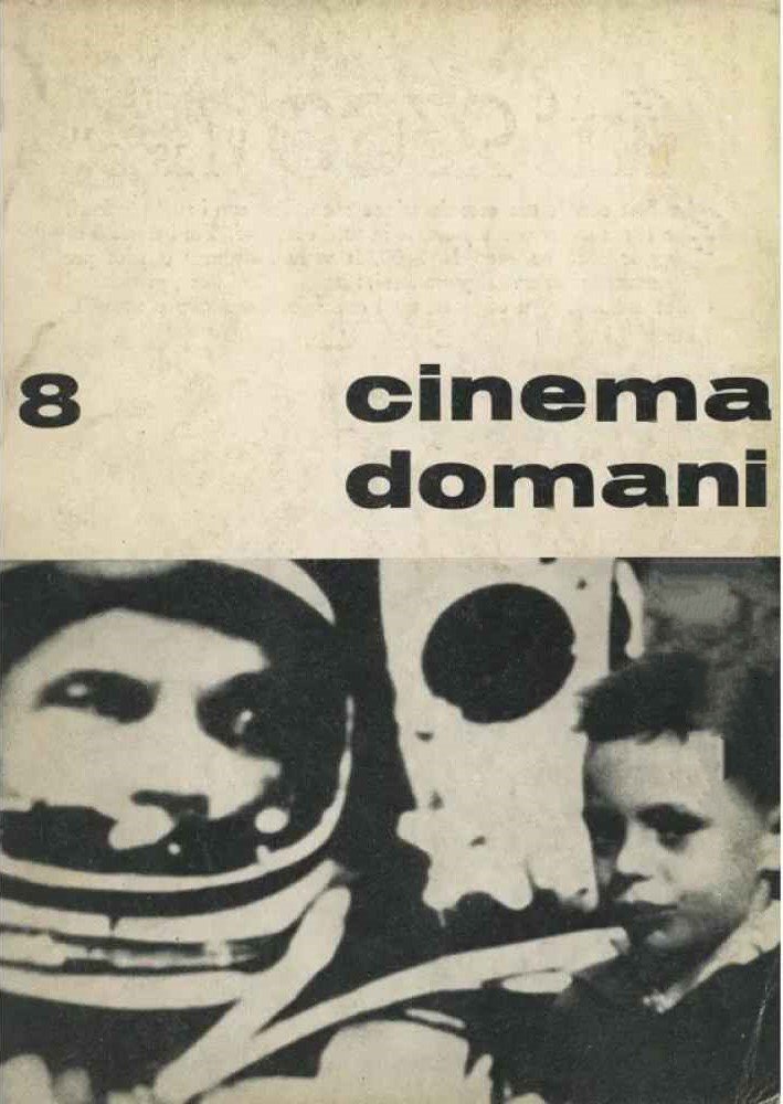 CINEMA DOMANI magazine side cover Issue 8 March/April 1963