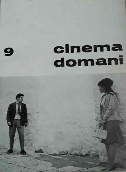 CINEMA DOMANI magazine side cover Issue 9 May/June 1963