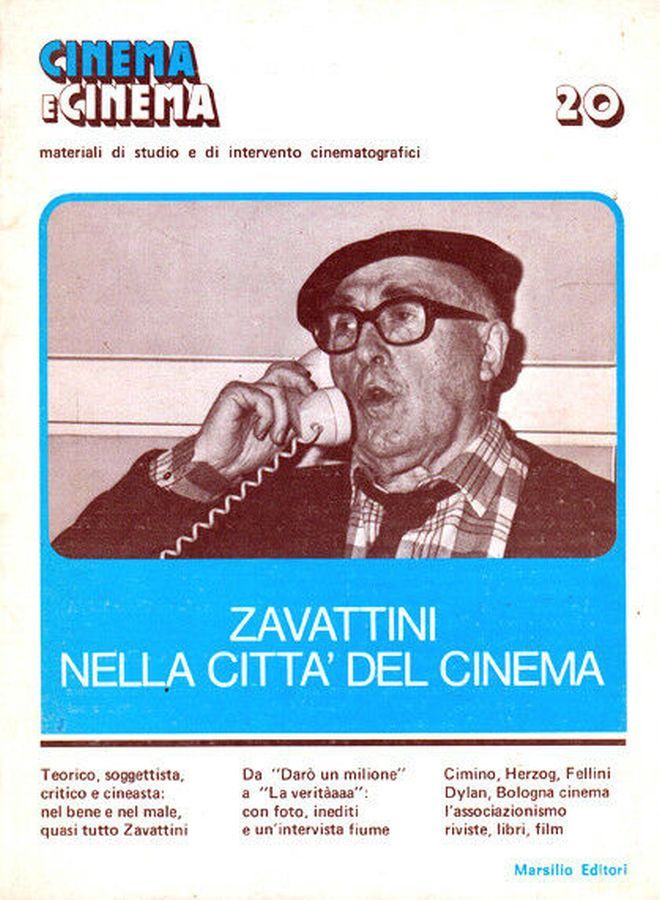 CINEMA E CINEMA magazine side cover Issue 20 July/August/September 1979