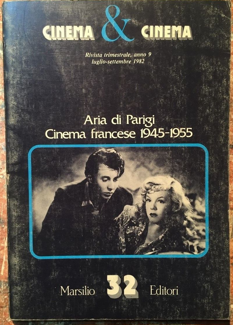 CINEMA E CINEMA magazine side cover Issue 32 July/August/September 1982