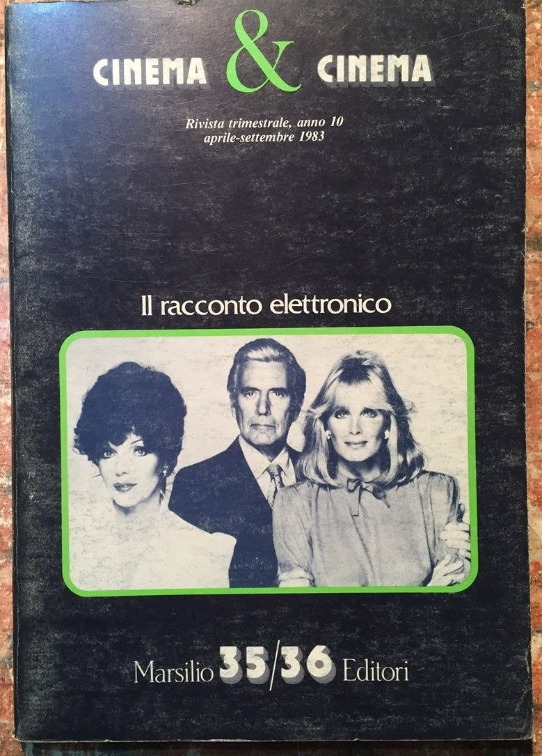 CINEMA E CINEMA magazine side cover Issue 35/36 April/May/June 1983