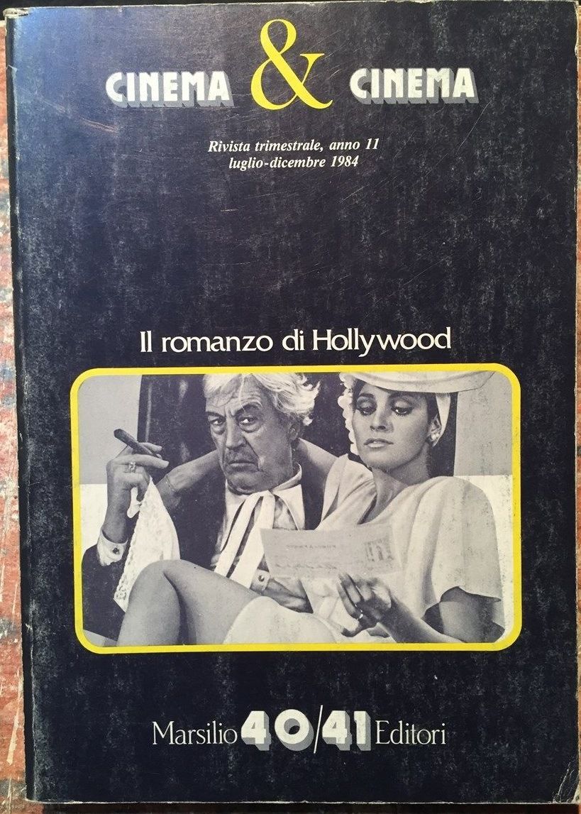 CINEMA E CINEMA magazine side cover Issue 40/41 December 1984