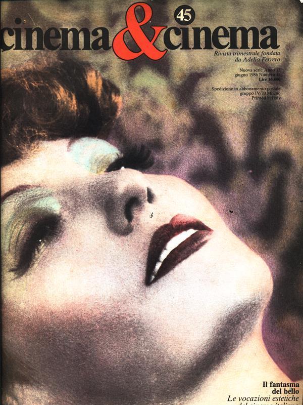 CINEMA E CINEMA magazine side cover Issue 45 June 1986