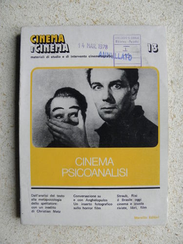 CINEMA E CINEMA magazine side cover Issue 13 October/November/December 1977