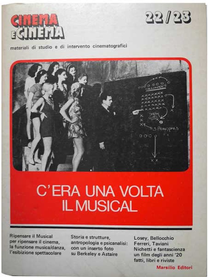 CINEMA E CINEMA magazine side cover Issue 22/23 January-June 1980