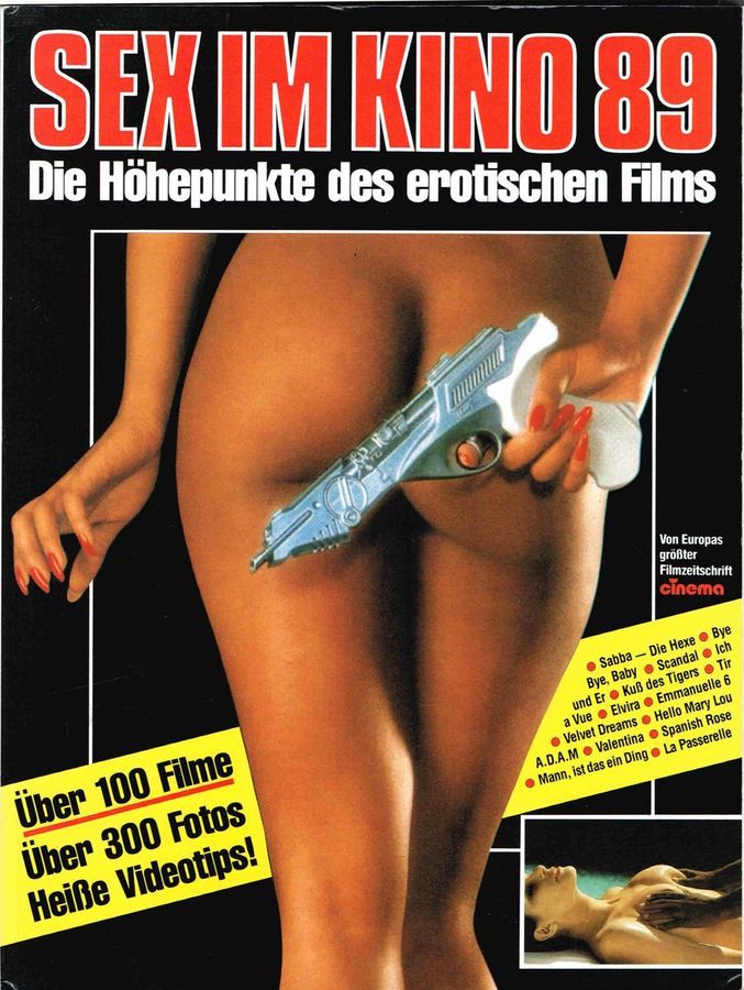 CINEMA FILMBUCH magazine side cover  Book<br>Sex im Kino '89  1989