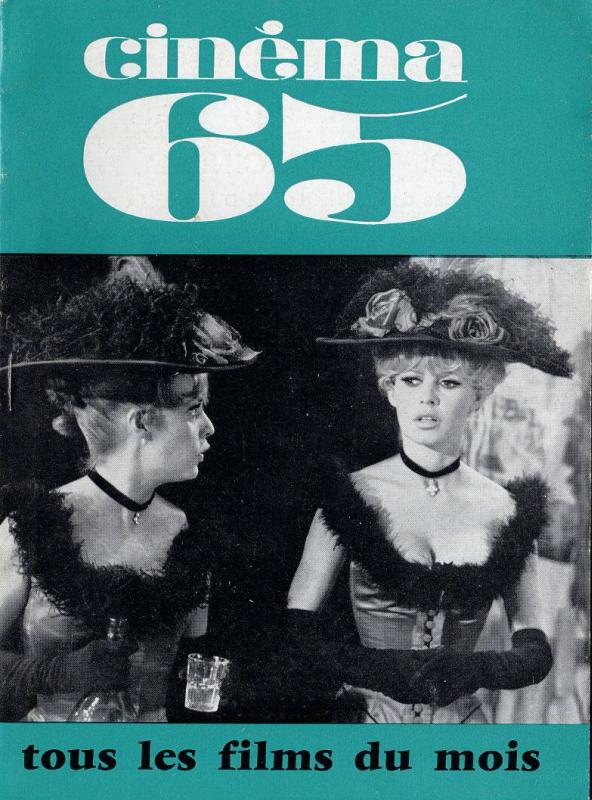 CINEMA (50s-90s Fr) magazine side cover Issue 101  1965