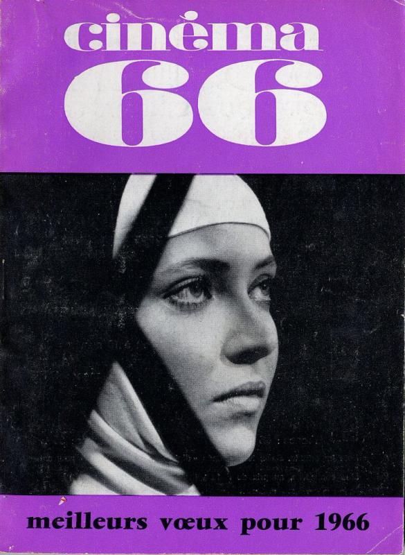 CINEMA (50s-90s Fr) magazine side cover Issue 102  1966