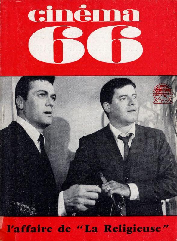 CINEMA (50s-90s Fr) magazine side cover Issue 106  1966