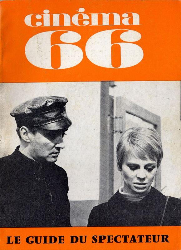 CINEMA (50s-90s Fr) magazine side cover Issue 109  1966