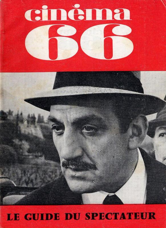CINEMA (50s-90s Fr) magazine side cover Issue 111  1966