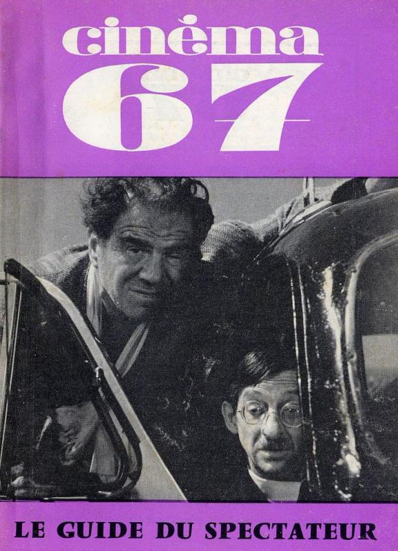 CINEMA (50s-90s Fr) magazine side cover Issue 112  1967