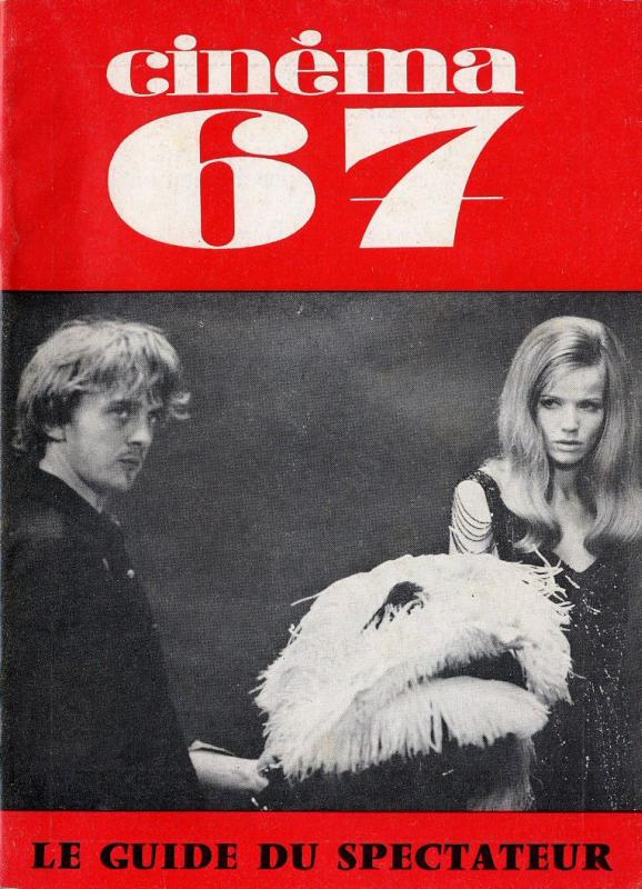 CINEMA (50s-90s Fr) magazine side cover Issue 116  1967