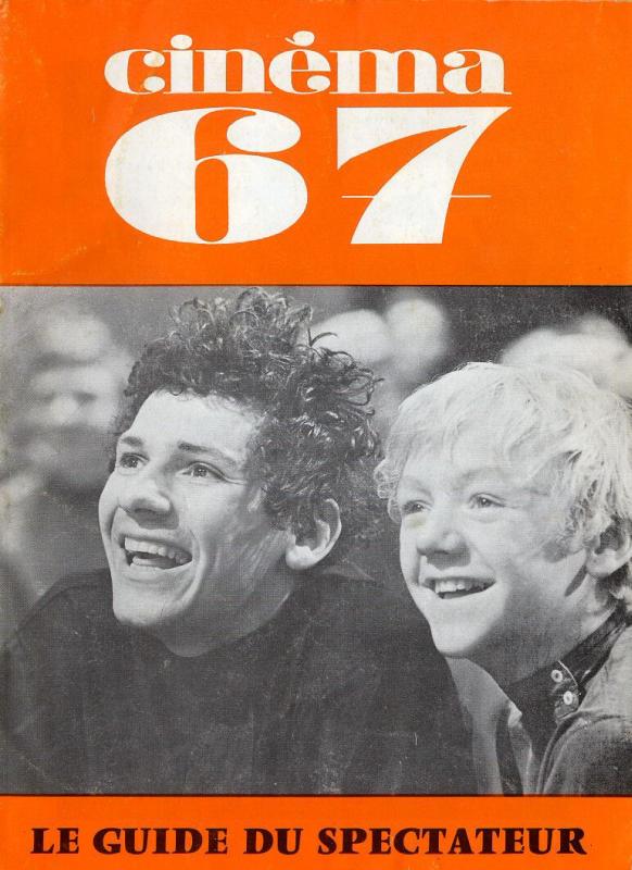 CINEMA (50s-90s Fr) magazine side cover Issue 119  1967