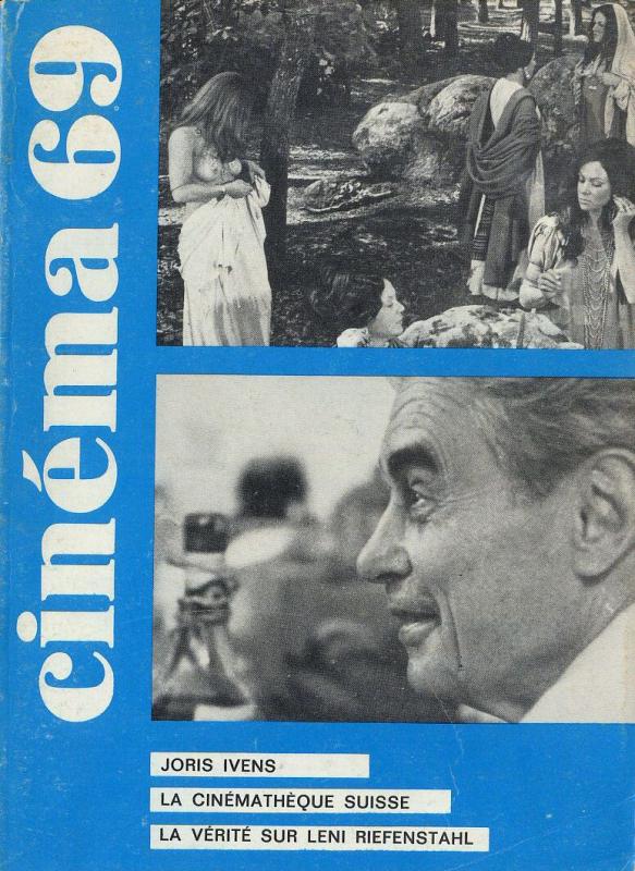 CINEMA (50s-90s Fr) magazine side cover Issue 133  1969
