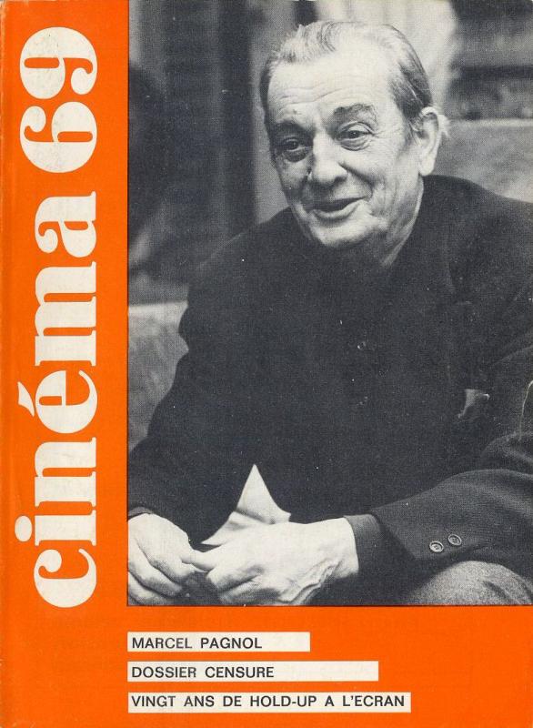 CINEMA (50s-90s Fr) magazine side cover Issue 134  1969