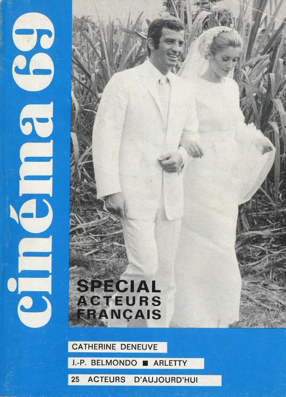 CINEMA (50s-90s Fr) magazine side cover Issue 138  1969