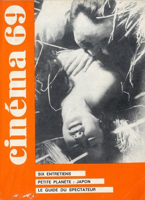 CINEMA (50s-90s Fr) magazine side cover Issue 139  1969