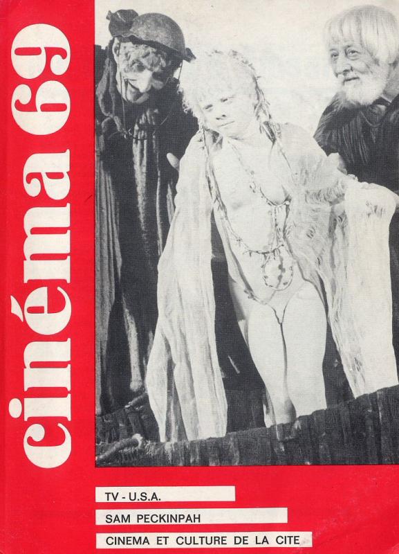 CINEMA (50s-90s Fr) magazine side cover Issue 141  1969