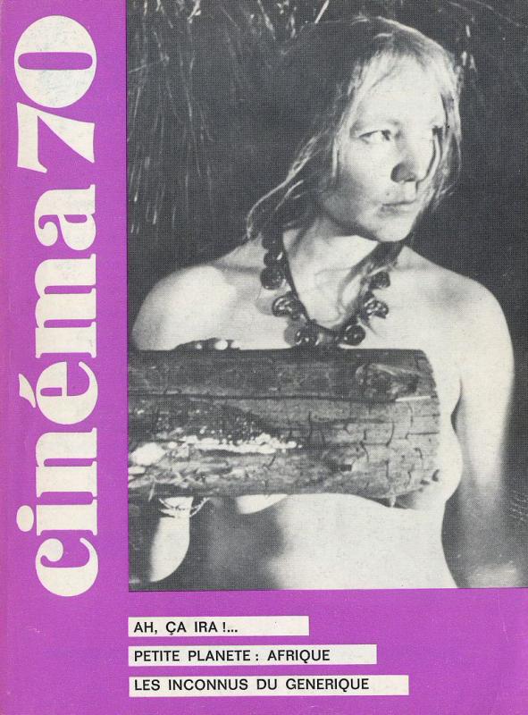 CINEMA (50s-90s Fr) magazine side cover Issue 142  1970