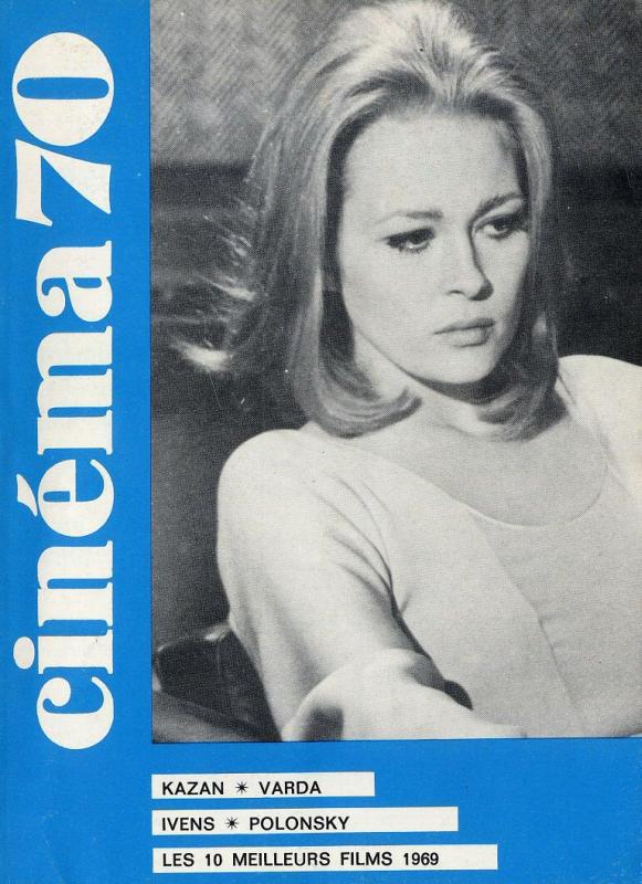 CINEMA (50s-90s Fr) magazine side cover Issue 143  1970