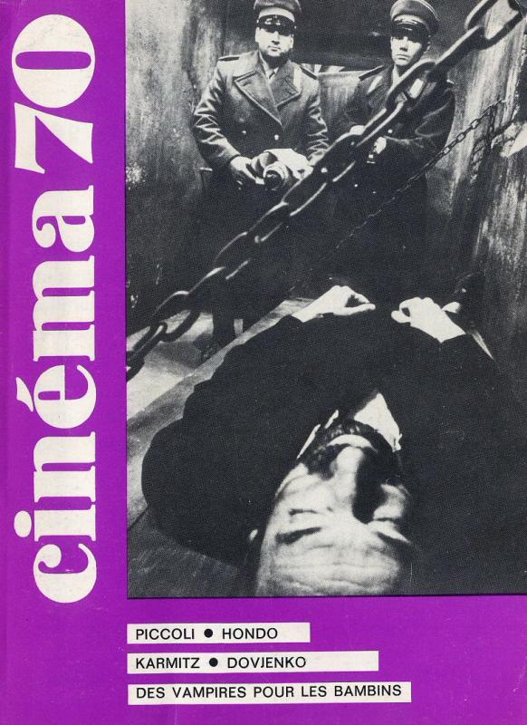 CINEMA (50s-90s Fr) magazine side cover Issue 147  1970