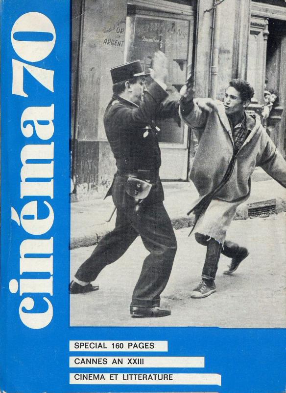 CINEMA (50s-90s Fr) magazine side cover Issue 148  1970