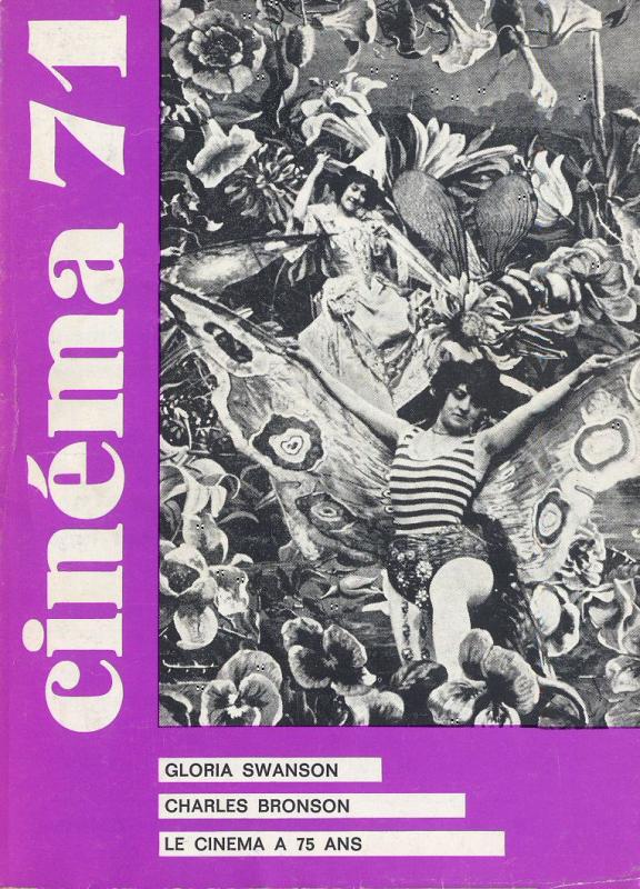 CINEMA (50s-90s Fr) magazine side cover Issue 152  1971
