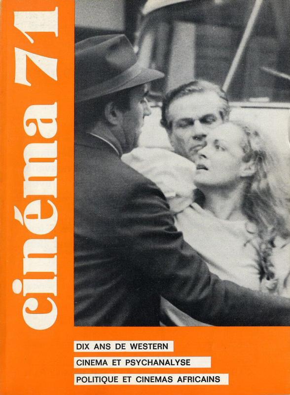 CINEMA (50s-90s Fr) magazine side cover Issue 154  1971