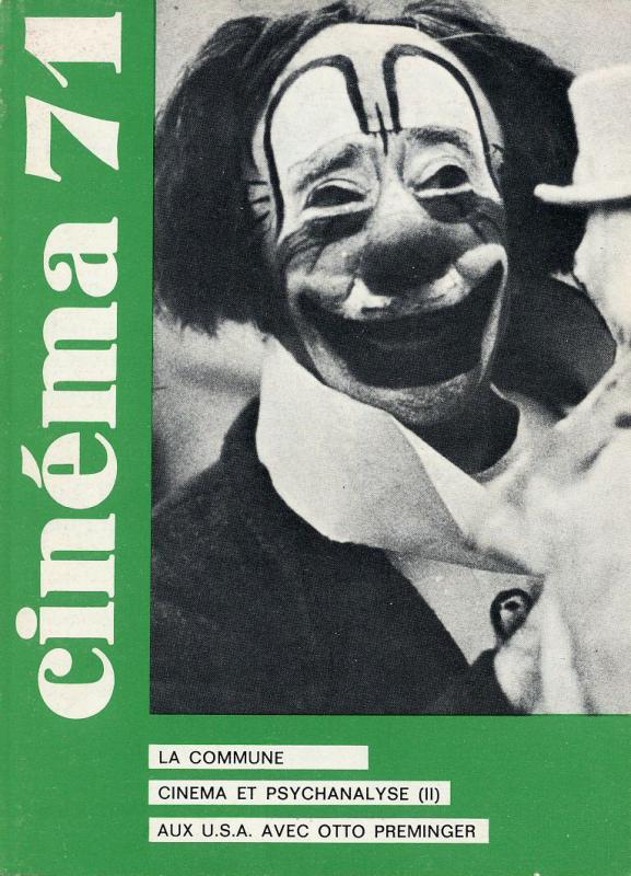 CINEMA (50s-90s Fr) magazine side cover Issue 155  1971