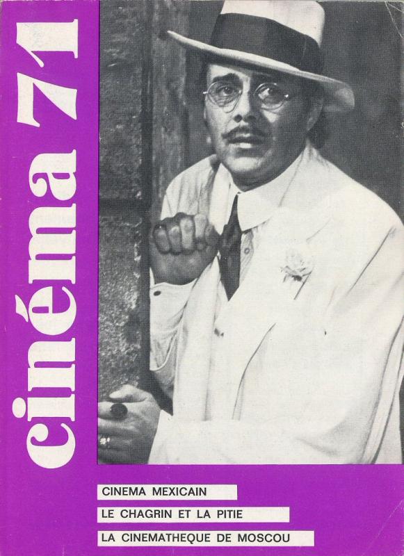 CINEMA (50s-90s Fr) magazine side cover Issue 157  1971
