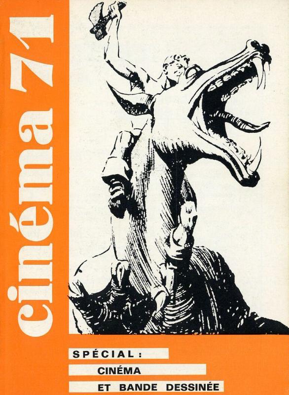 CINEMA (50s-90s Fr) magazine side cover Issue 159  1971