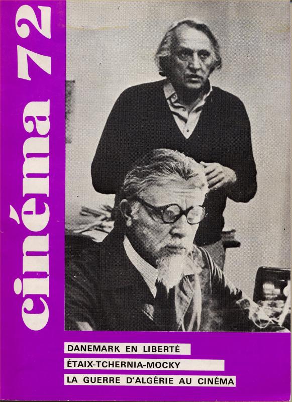 CINEMA (50s-90s Fr) magazine side cover Issue 166  1972