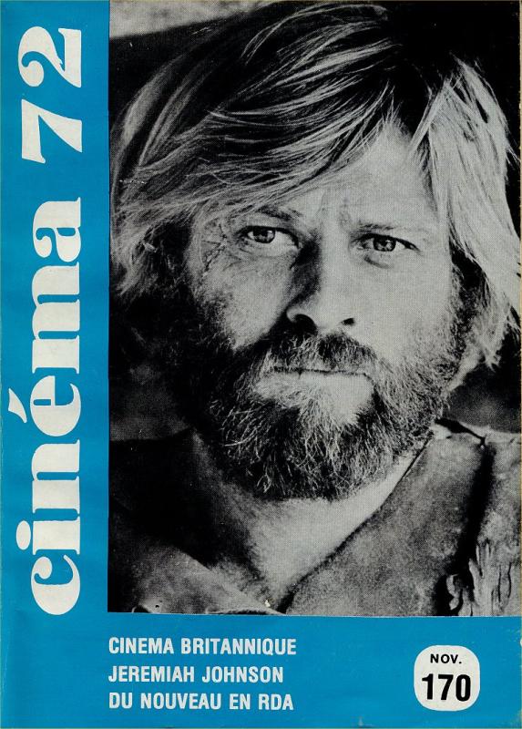 CINEMA (50s-90s Fr) magazine side cover Issue 170  1972