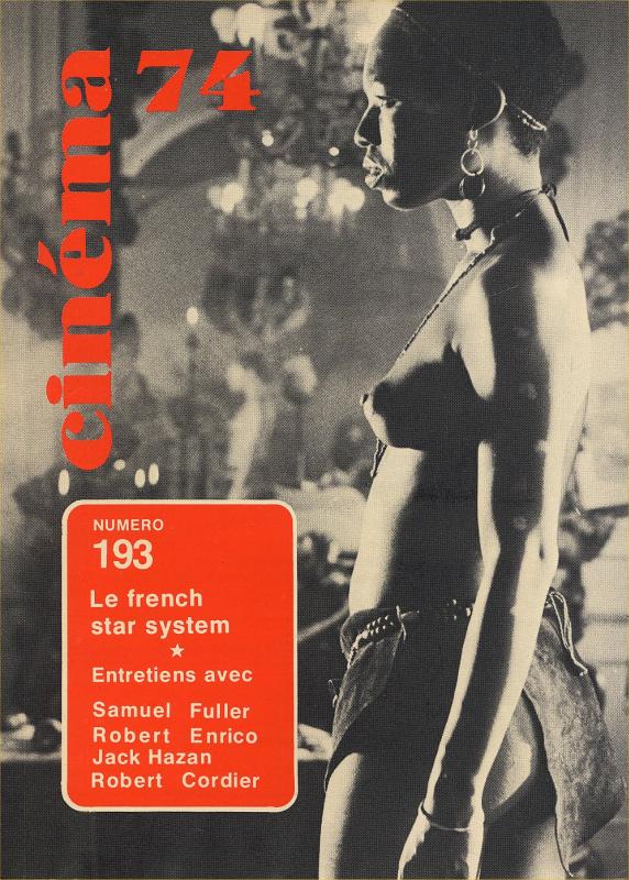 CINEMA (50s-90s Fr) magazine side cover Issue 193  1974