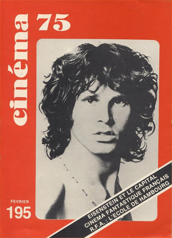CINEMA (50s-90s Fr) magazine side cover Issue 195  1975