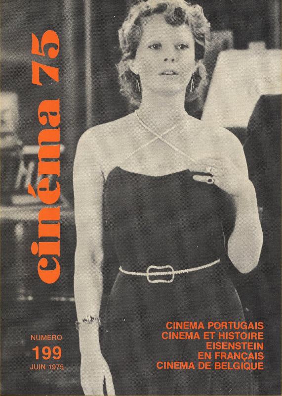 CINEMA (50s-90s Fr) magazine side cover Issue 199  1975