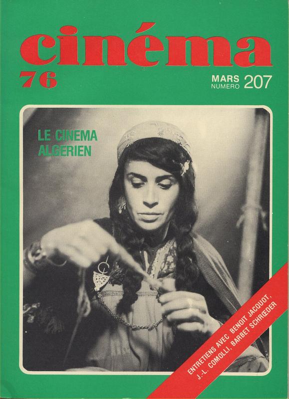 CINEMA (50s-90s Fr) magazine side cover Issue 207  1976
