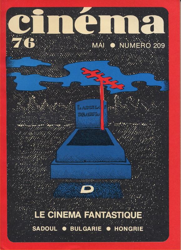 CINEMA (50s-90s Fr) magazine side cover Issue 209  1976