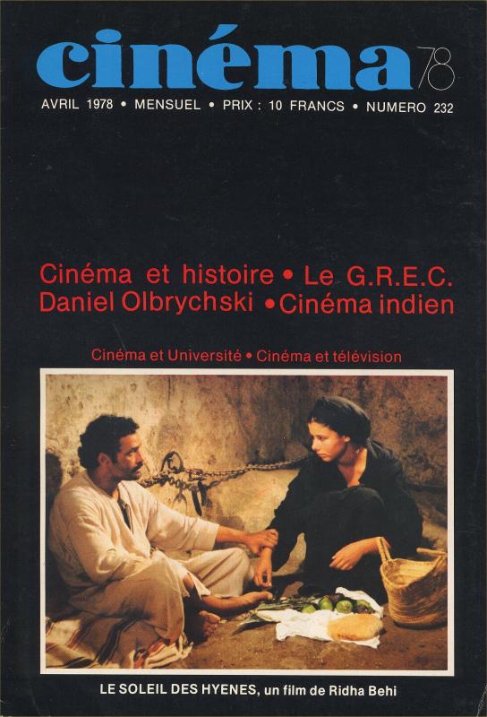 CINEMA (50s-90s Fr) magazine side cover Issue 232  1978