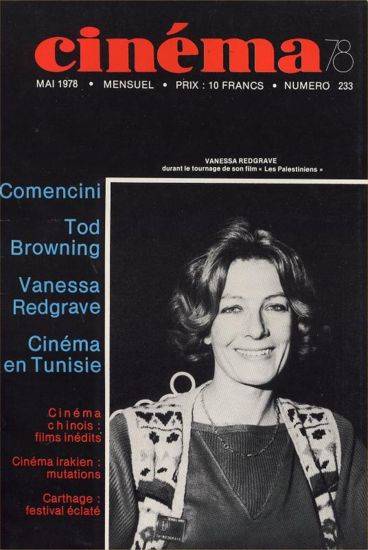 CINEMA (50s-90s Fr) magazine side cover Issue 233  1978