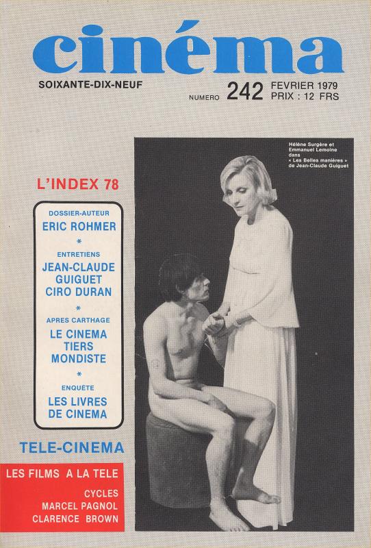 CINEMA (50s-90s Fr) magazine side cover Issue 242  1979