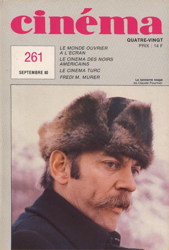 CINEMA (50s-90s Fr) magazine side cover Issue 261  1980
