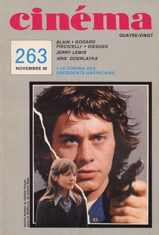 CINEMA (50s-90s Fr) magazine side cover Issue 263  1980