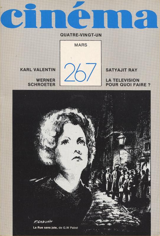 CINEMA (50s-90s Fr) magazine side cover Issue 267  1981
