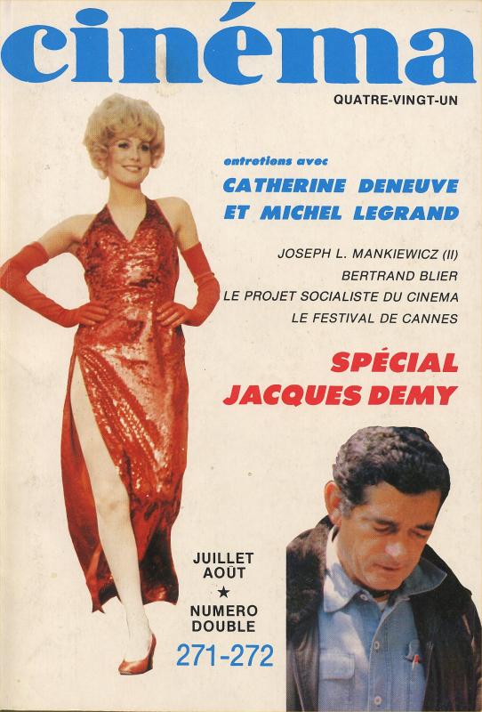 CINEMA (50s-90s Fr) magazine side cover Issue 271/272  1981