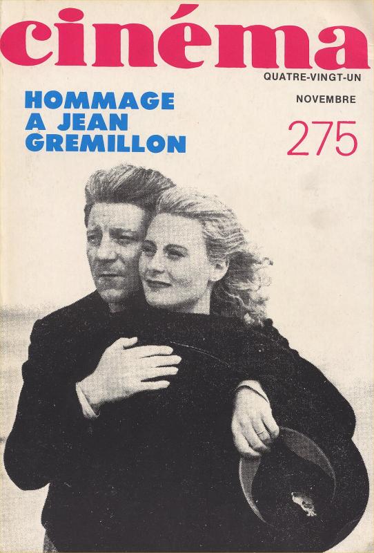 CINEMA (50s-90s Fr) magazine side cover Issue 275  1981